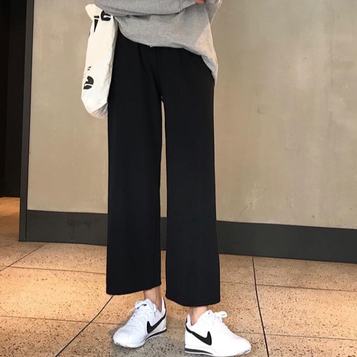 Quần Dài Ống Rộng Phong Cách Hàn Quốc Năng Động Dành Cho Nữ 9 Tuổi