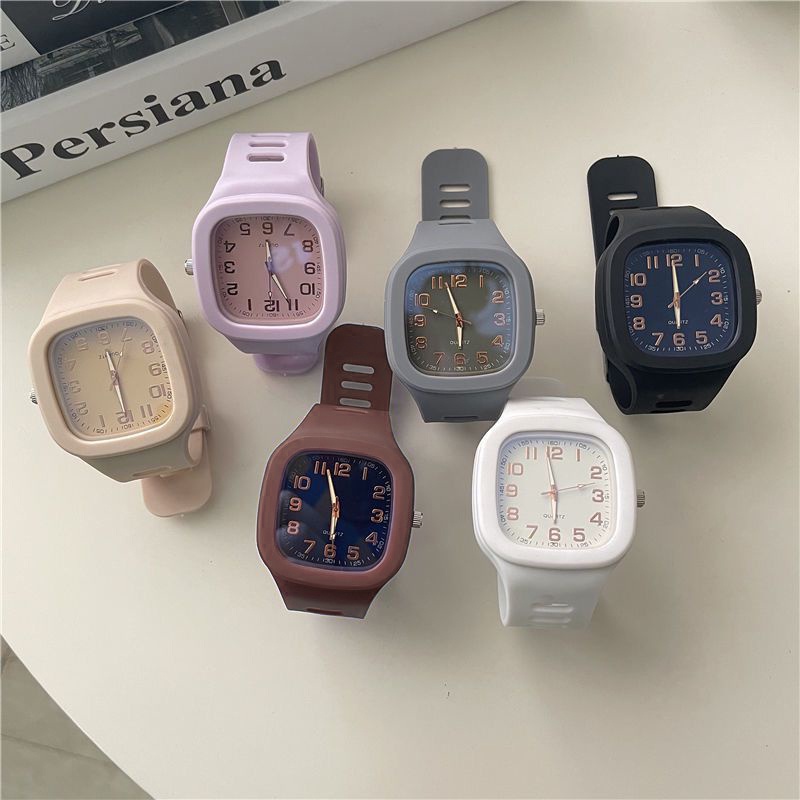 Đồng Hồ Đeo Tay Thời Trang Dây Silicone Dành Cho Nam Và Nữ