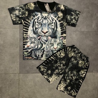 BỘ NAM in 3D cao cấp ( 3 CON HỔ ).