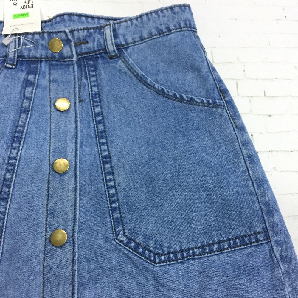 Chân Váy Jeans Chữ A Công Sở Thời Trang OHS4035-36