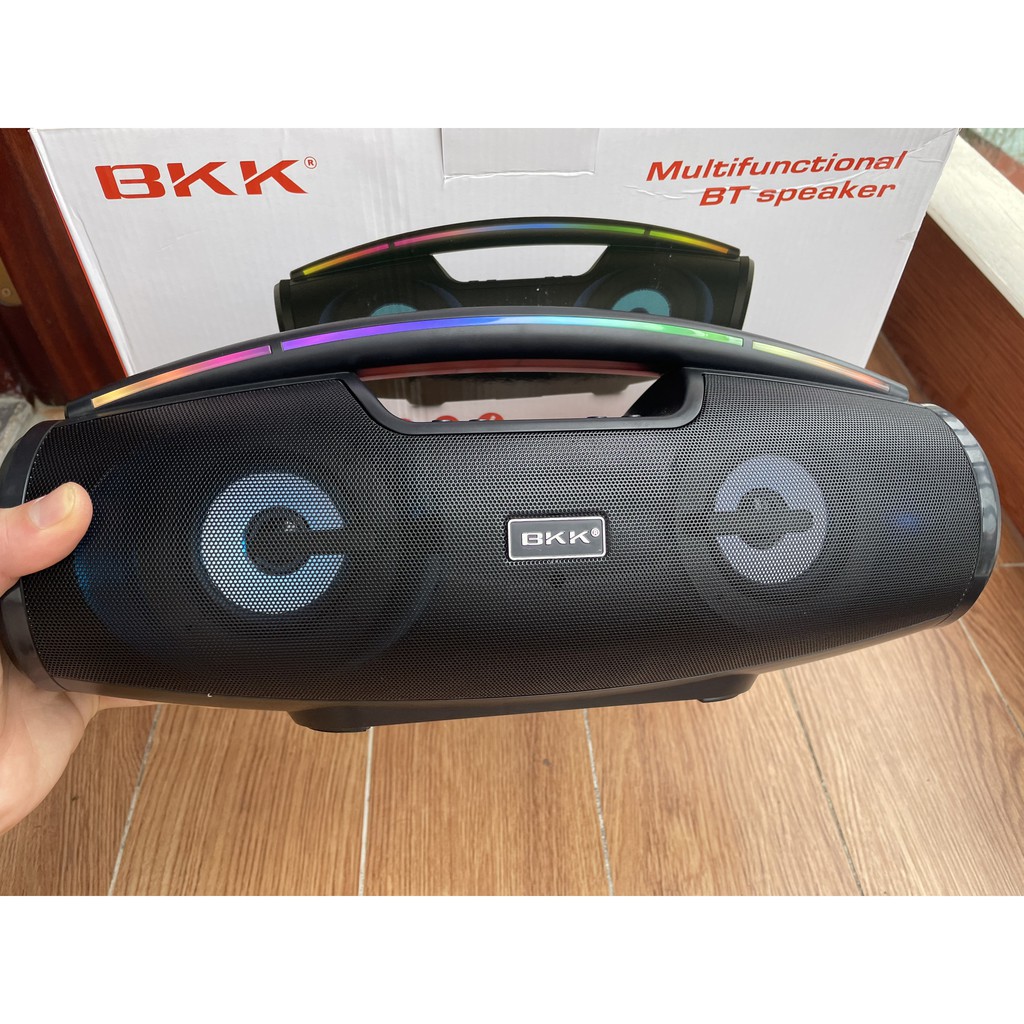 [Mã ELMS5 giảm 7% đơn 300k] Loa Bluetooth kèm mich karaoke BKK - B100
