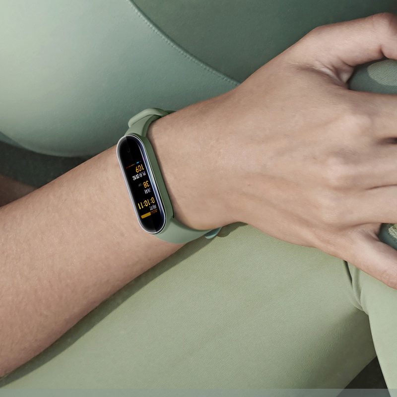 Set 10 miếng dán bảo vệ màn hình viền cong 3D cho Xiaomi Mi Band 4