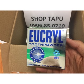 {Chính hãng - Ảnh thật} Bột Tẩy Trắng Răng Eucryl Anh 50g