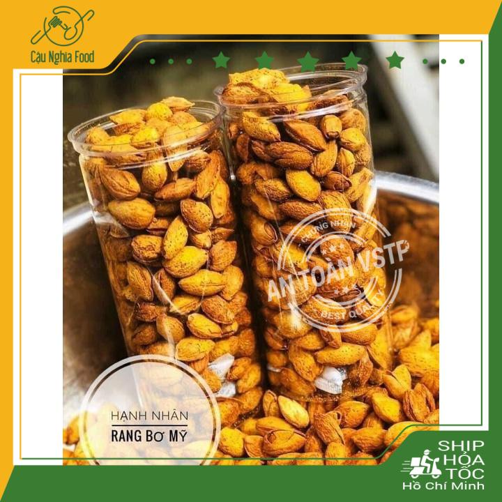 [Rẻ vô địch] 450Gram Hạnh Nhận Rang Bơ Loại Đặc Biệt Thơm Ngon 50gram, 250gram