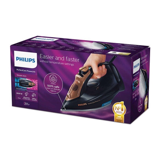 [Mã 159ELSALE hoàn 7% đơn 300K] Bàn ủi hơi nước philips GC 3929- hàng nhập khẩu