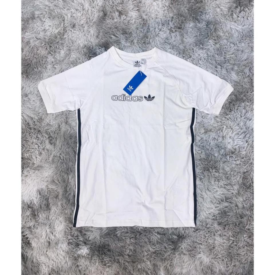 Áo Thể Thao Nam Nữ [Tee Shirt] Outlinear White [ĐỒ TẬP GYM]