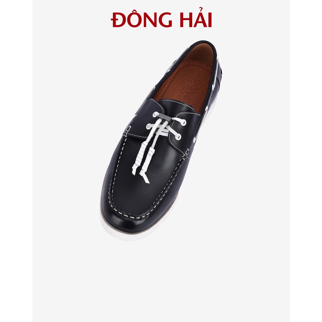 Giày lười nam Đông Hải thiết kế nam tính với đường chỉ may tinh tế - G0339