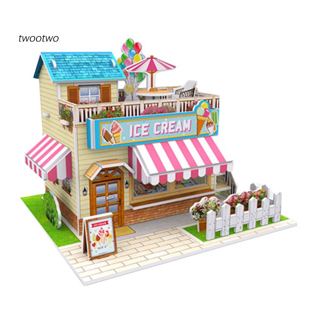 Bộ Đồ Chơi Lắp Ráp Mô Hình Ngôi Nhà 3d Cho Bé