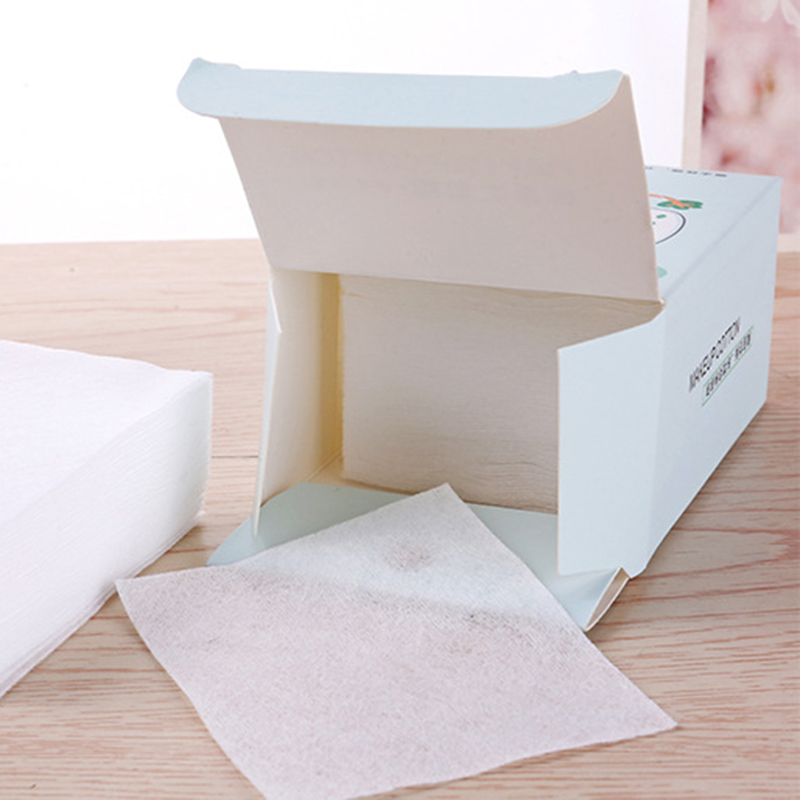 [Hàng mới về] Hộp 80 Miếng Bông Tẩy Trang Cotton Tiện Lợi