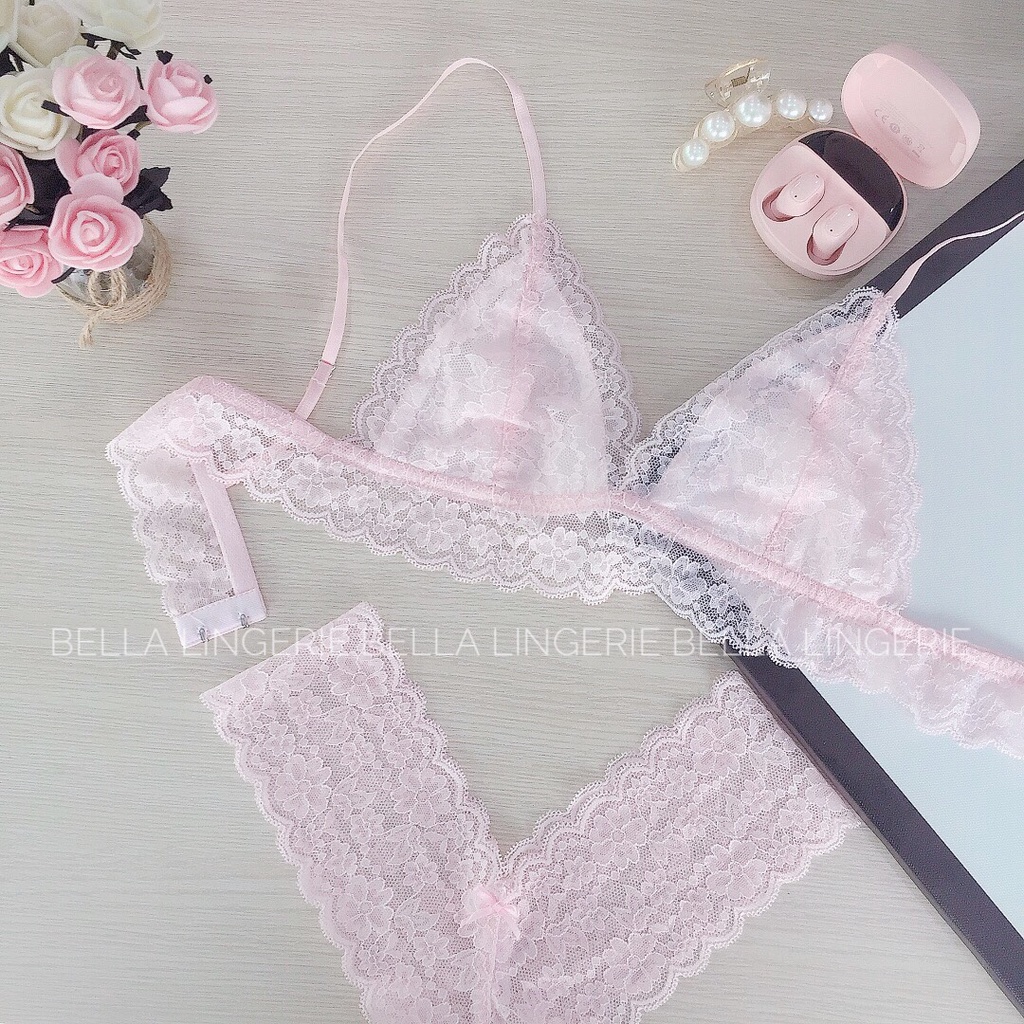 [Candy set] Bralette Basic nhiều màu - không gọng, có khe nhét mút Bella Lingerie