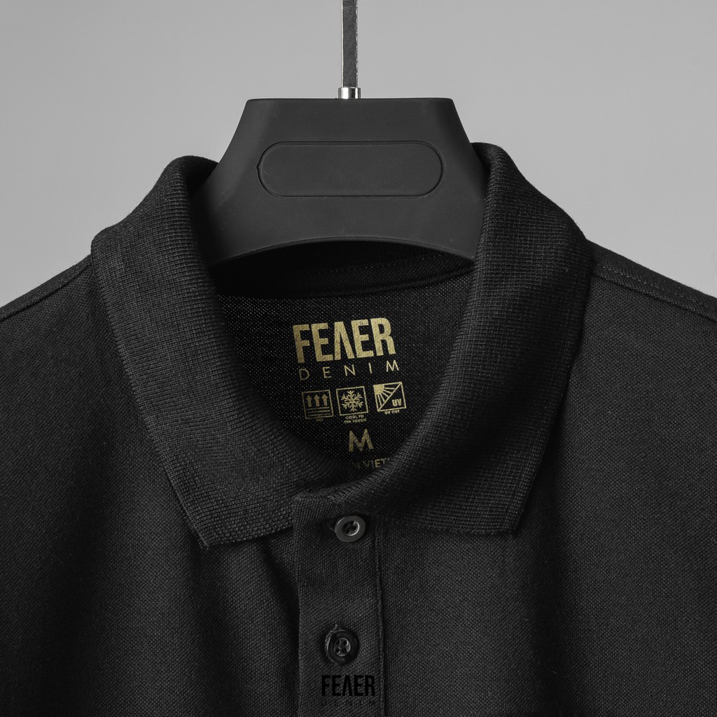 [Mã TOPMAY giảm đến 25k đơn 150k] Áo polo nam FEAER DENIM chất thoáng khí thoải mái vải cotton trơn BASIC | BigBuy360 - bigbuy360.vn
