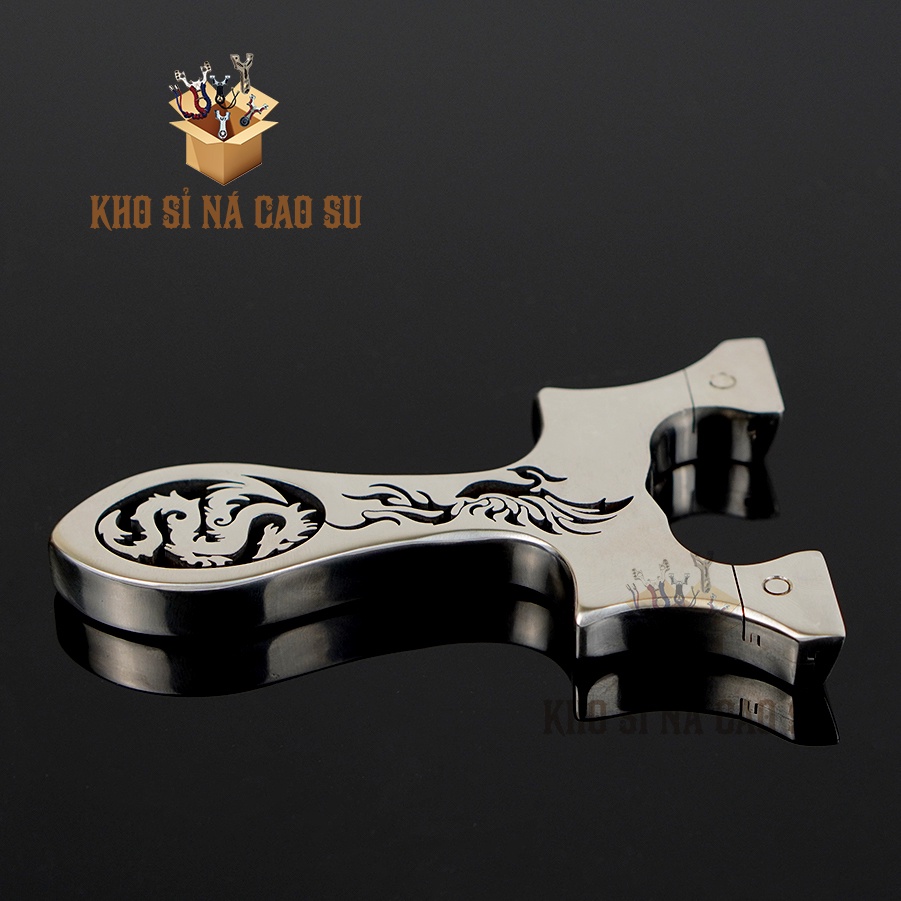 [SIÊU CHẤT] Ná cao su Long Phụng Inox 304 Cao Cấp Chống Gỉ Cầm Đầm Tay Rất Chắc Chắn, Chơi Là Ghiền, Siêu Bền Bỉ