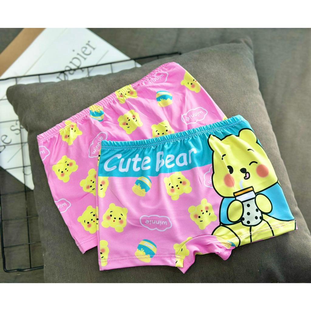 8-35kg Sét 2 Quần chip bé gái thun lạnh 3D loại 1 Ann's Kids, thun mềm mịn mát bao êm