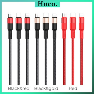 Cáp Sạc Đa Năng Dây Sạc 3 Đầu Hoco X26 Ligting Micro Type C Iphone Android