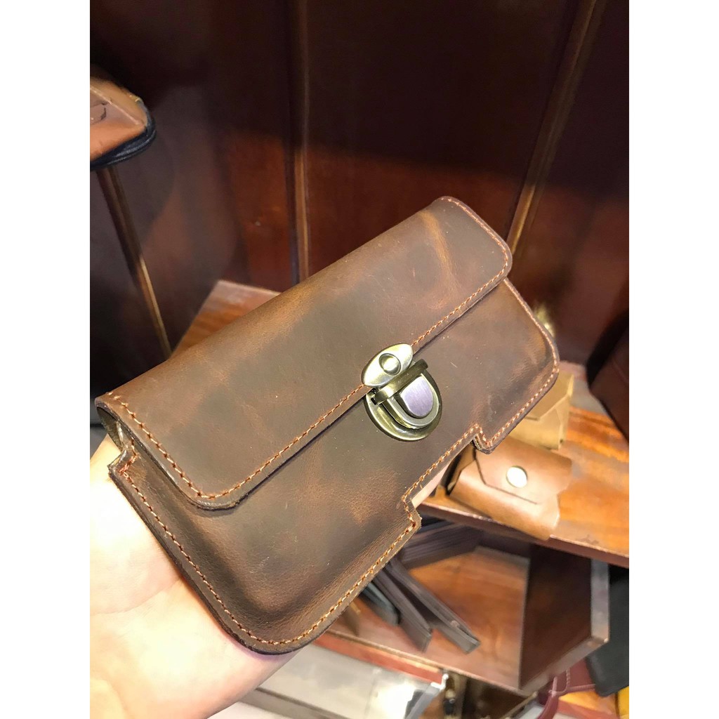 BAO DA ĐIỆN THOẠI DA BÒ SÁP