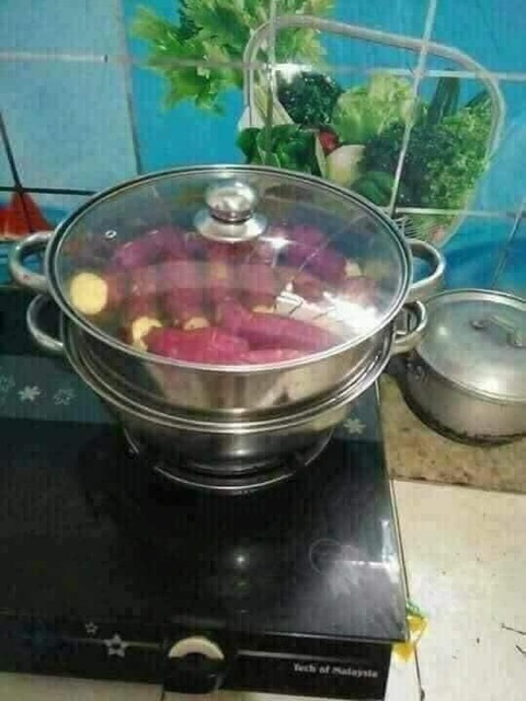 NỒI HẤP 2 TẦNG BẰNG INOX CAO CẤP ĐA NĂNG