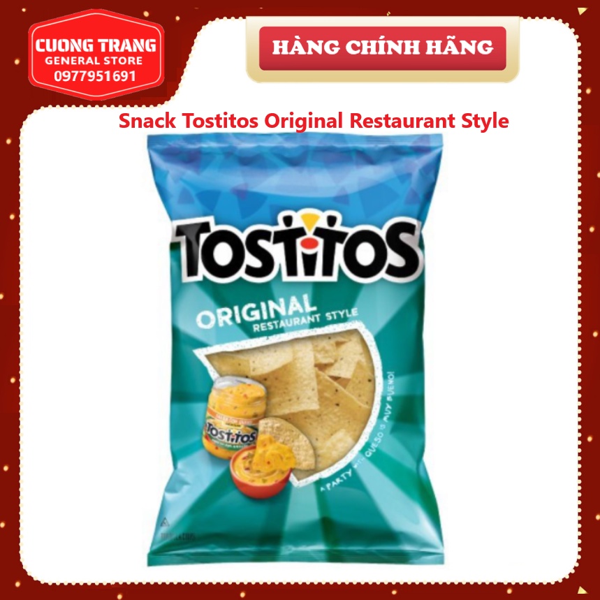 Snack Tostitos Original Restaurant Style 283.5g nhập khẩu Mỹ