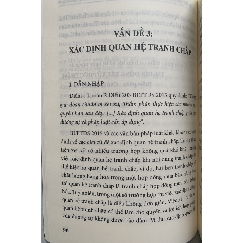 Sách - Lý giải một số vấn của Bộ luật Tố tụng dân sự năm 2015 từ thực tiễn xét xử