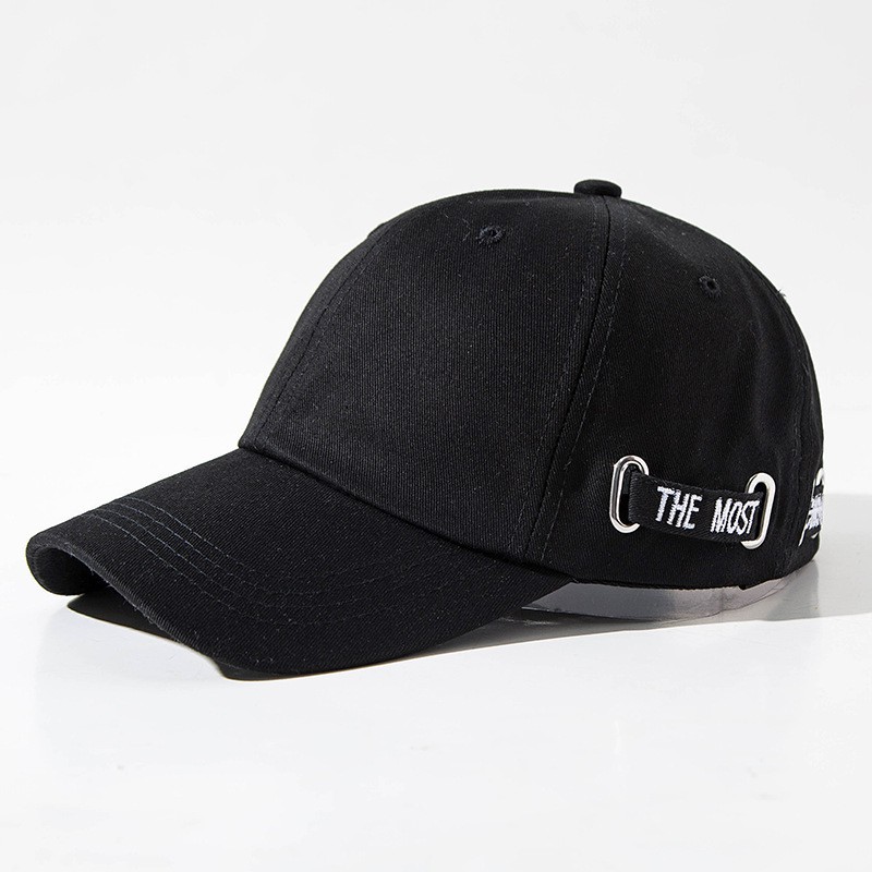 Mũ lưỡi trai nam nữ thêu chữ bên hông phong cách hip hop phong cách Ulzzang thời trang Hàn Quốc