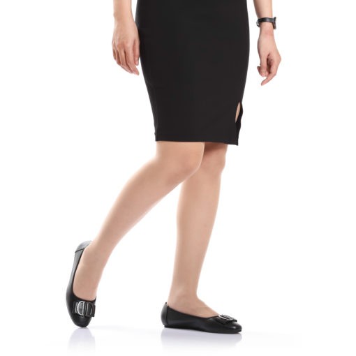 HỒNG THẠNH - Giày Bệt Nữ Microfiber Mềm Mại Khóa Trang Trí - 4535