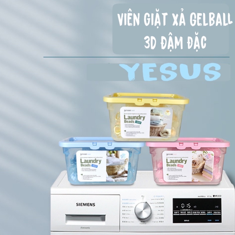 Viên giặt quần áo Gelball 3D YESUS - 25 viên