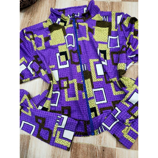 Áo khoác lửng có khoá kéo thun aty đẹp