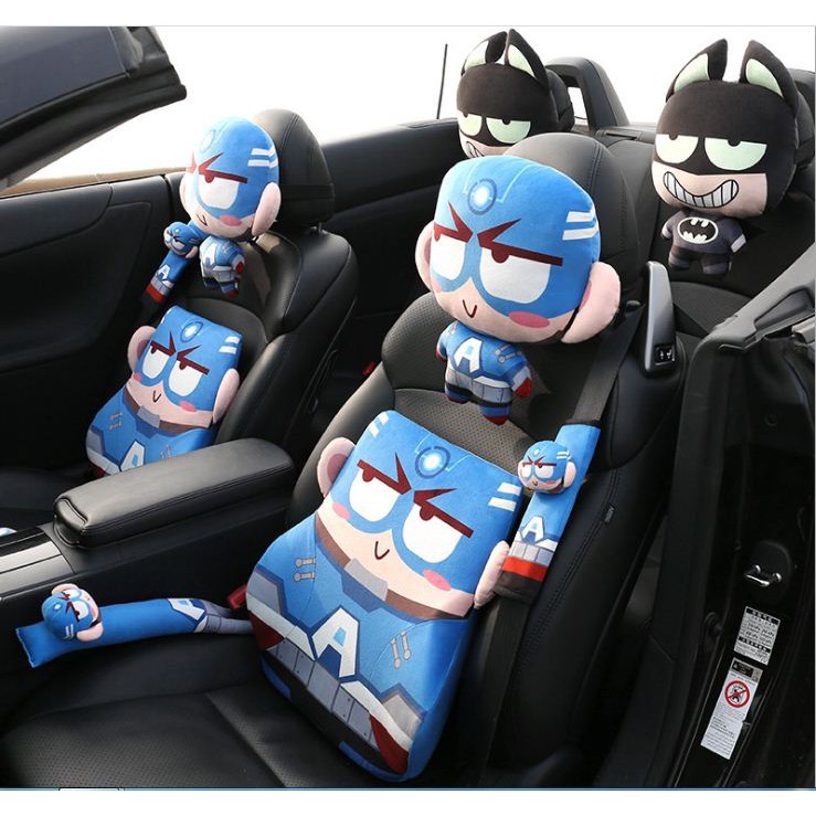 Gối tựa đầu MARVEL biệt đội siêu anh hùng trên ô tô