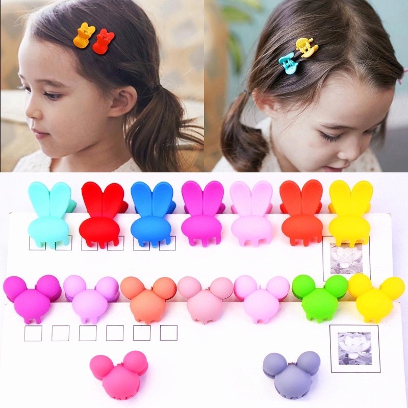 Hộp 15 kẹp tóc càng cua mini cho bé gái