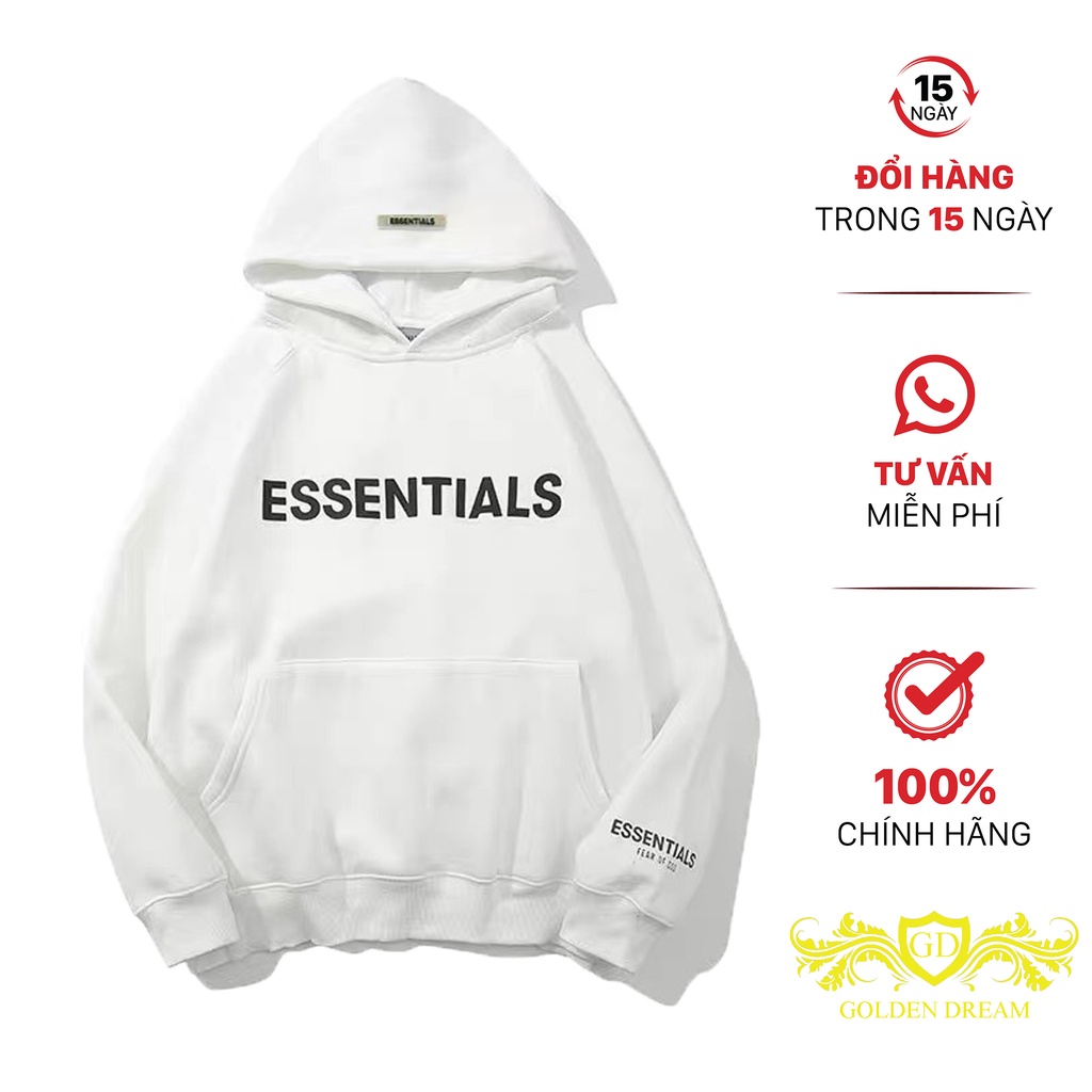 Áo Hoodie Nam GOLDEN DREAM Vải Nỉ IN Chữ Nổi Bật  U339