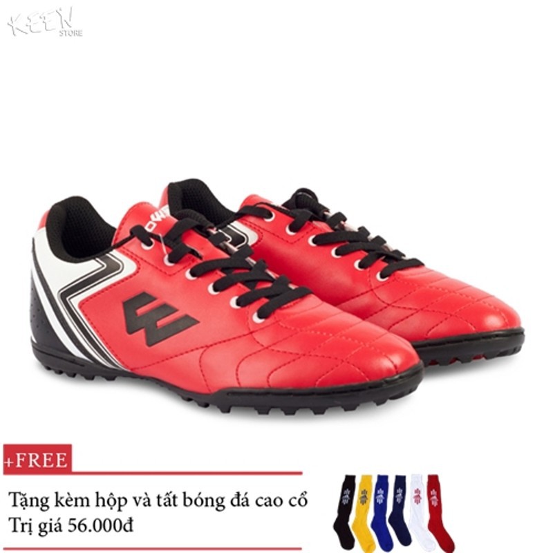 Giày Đá Bóng, Giày Đá Banh Prowin FX - Màu Đỏ (Mua Giày Tặng Tất)