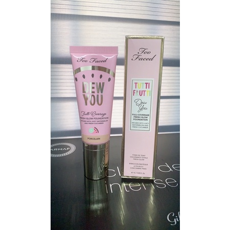KEM NỀN TOO FACED TUTTI FRUTTI DEW YOU FULL COVERAGE FRESH GLOW FOUNDATION 40ML