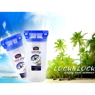 Freeship Bình Nước Lock&Lock Mixer One Touch HPL934H (690ml)