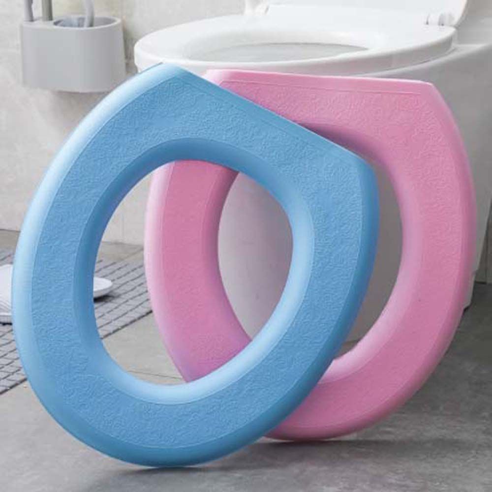 Miếng lót bồn cầu chất liệu mềm mại chống thấm nước giữ ấm nhiều màu tùy chọn có thể vệ sinh sạch