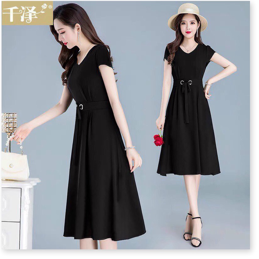 Đầm poly 2 da cực sang dành cho chị em KME FASHION
