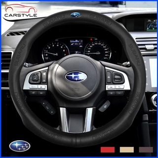 Vỏ bọc vô lăng xe hơi subaru bằng da bò forester impreza outback legacy xv wrx sti brz ascent crosstre