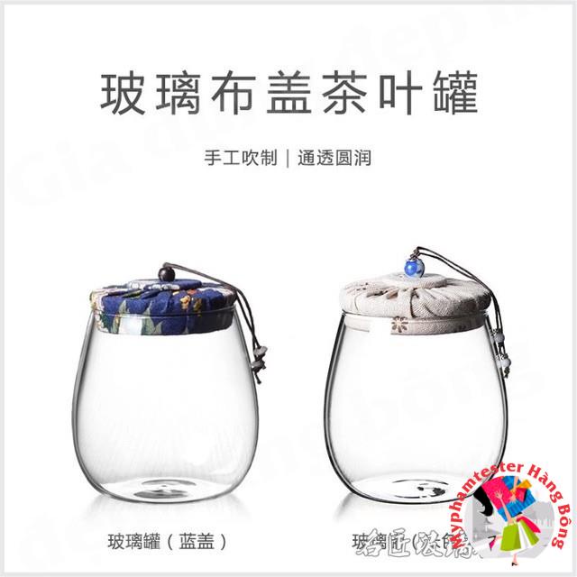 (HÀNG ĐẸP) Hũ chè nắp vải 600g