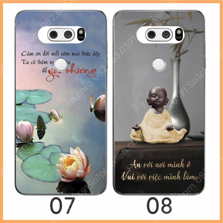 Ốp lưng LG v30 , v30 plus , v35 , v40 , v50 dẻo in hình thư pháp nhiều mẫu