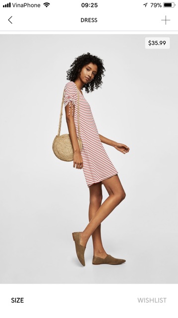 ĐẦM XOÈ CỔ V THUN GÂN CỘT NƠ D450 | BigBuy360 - bigbuy360.vn