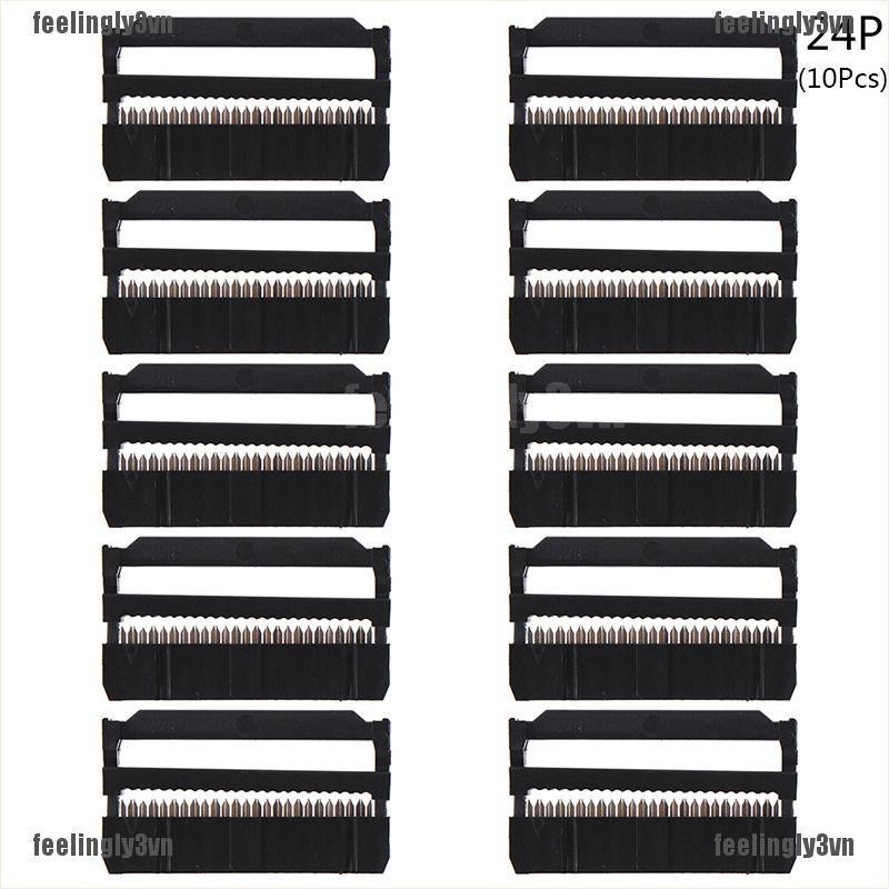 Set 10 Dây Cáp 2.54mm IDC 6 / 8 / 10 / 12 / 14-50 - 50-Pin Chuyên Dụng