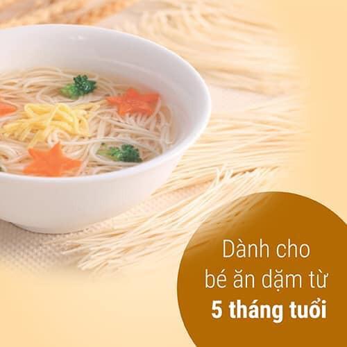 Mì somen hữu cơ tách muối bổ sung Canxi ChuBi 100g 5m+ [Date T8/2025]
