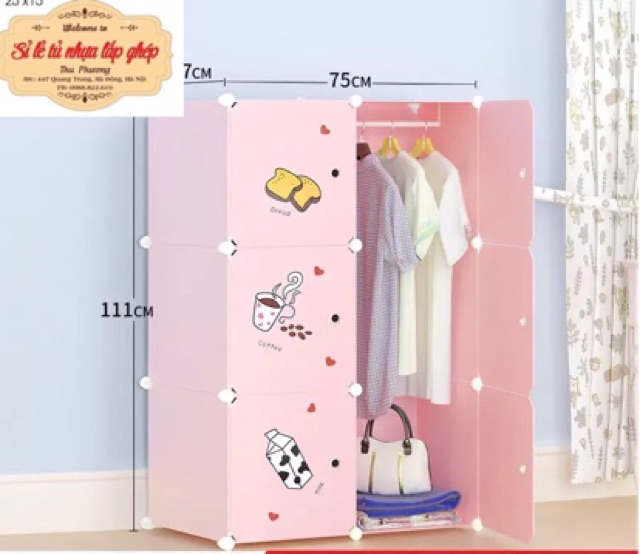 [GIÁ SỈ]- TẶNG 1 TREO ĐỒ- TỦ NHỰA LẮP GHÉP ĐA NĂNG ĐỂ QUẦN ÁO SIZE TO SÂU 47cm. Inbox chọn mẫu