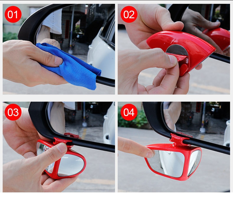 Bộ 2 Gương Chiếu Hậu Xoay 360 Độ Cho Xe Hơi