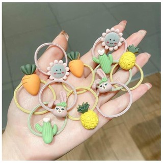 Vỉ 10 dây chun buộc tóc cute