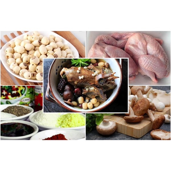 250gr Hạt Sen Khô Hữu Cơ SallyFood Hàng Loại 1 Sấy Sạch Huế / Đồng Tháp - Nông Sản Quê Shop