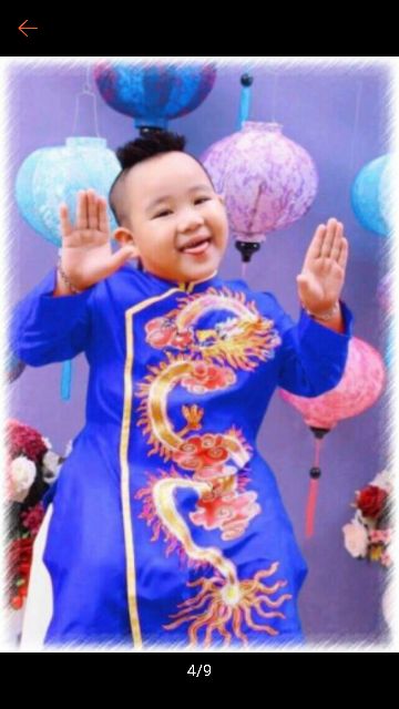 Combo 2 áo dài. 1nhi 1đại