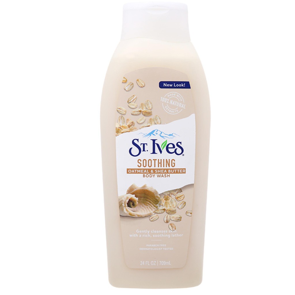 Sữa tắm ST.IVES - yến mạch & bơ 709ml