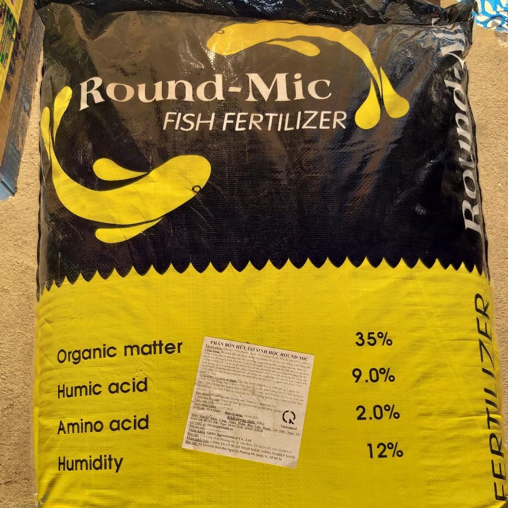 2KG PHÂN BÓN ĐẠM CÁ ROUND - MIC HÀN QUỐC, CUNG CẤP CÁ KHOÁNG CHẤT CHO CÂY TRỒNG, GIÚP RA BÔNG ĐỀU