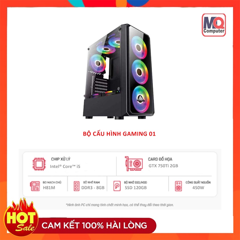 Bộ Máy Tính PC Gaming i5 Giá Rẻ Chiến MAX setting LOL và FIFA online 4, AU, Võ Lâm mới 99% Báo Hành 3 Tháng