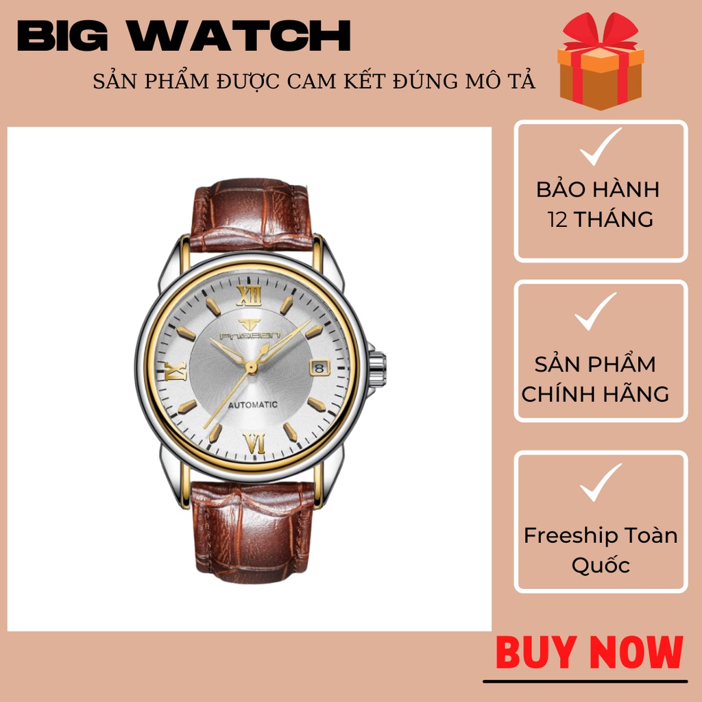 Đồng Hồ Nam Fngeen Cao Cấp  Máy Cơ Tự Động  chức năng xem lịch chống nước   MA14 - BIG WATCH | BigBuy360 - bigbuy360.vn