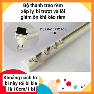 "THANH BI TRƯỢT TREO RÈM CỬA KIỂU XẾP LÝ"